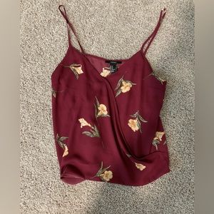 Forever21 Floral Tank Blouse Size M